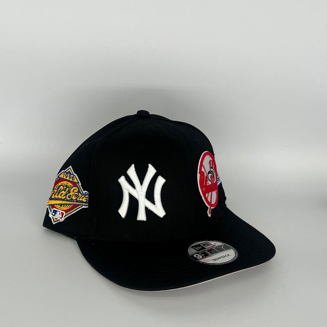 Black New York Yankees 1996 All Star Game World Series Side Patch New Era MLB 9Fifty Snapback Hat
