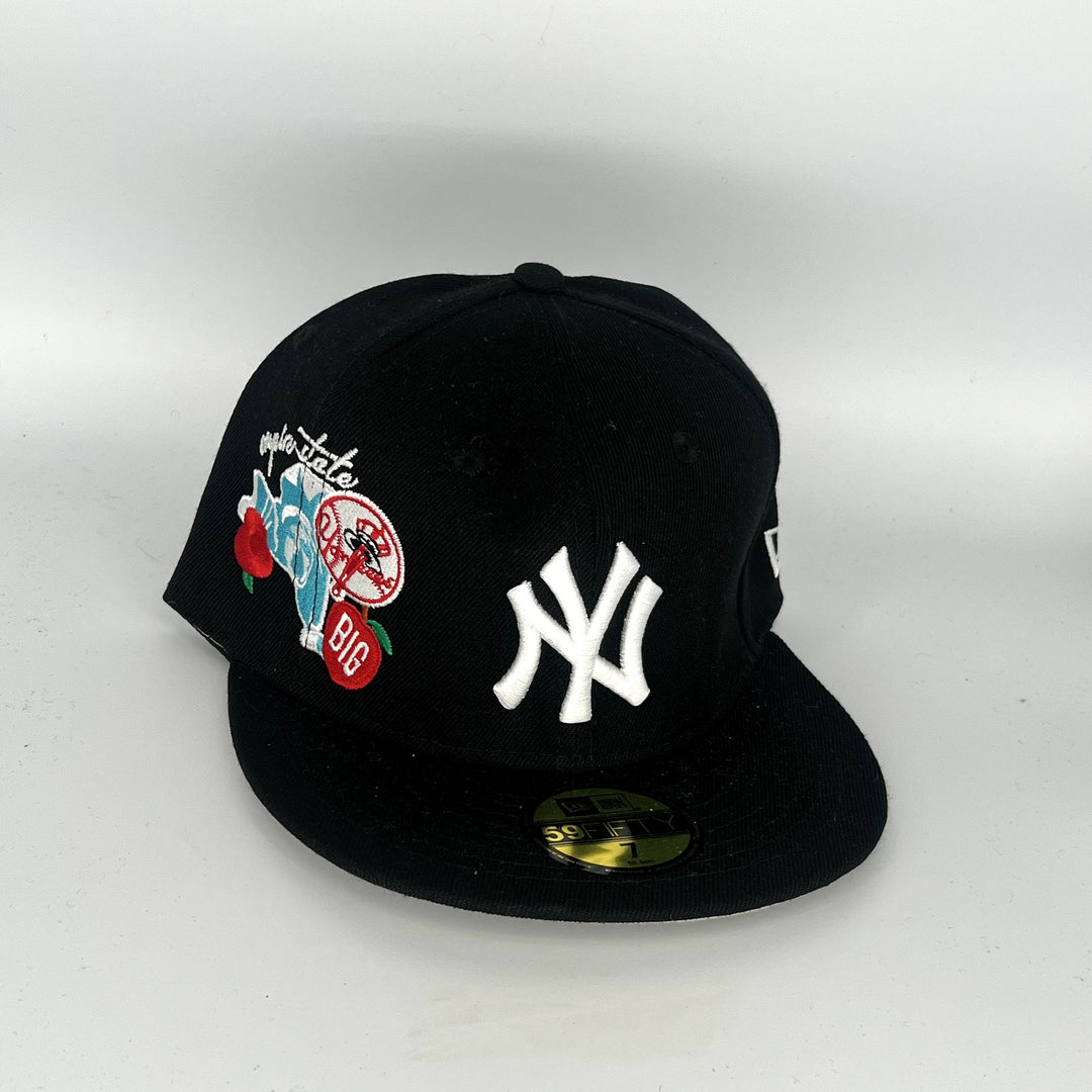Black New York Yankees New Era MLB 59Fifty Fitted Hat