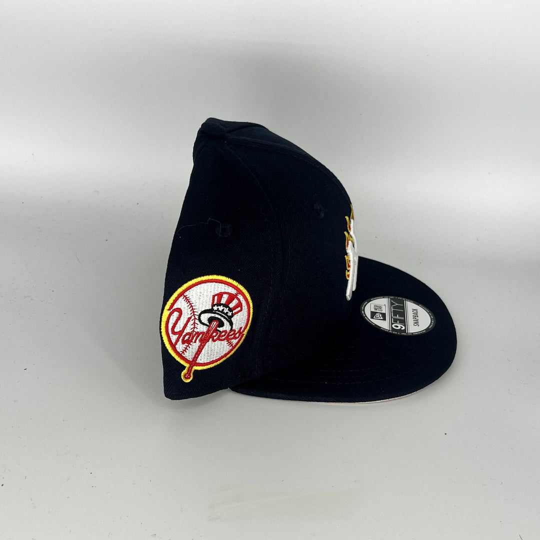 Black New York Yankees New Era MLB 9Fifty Snapback Hat