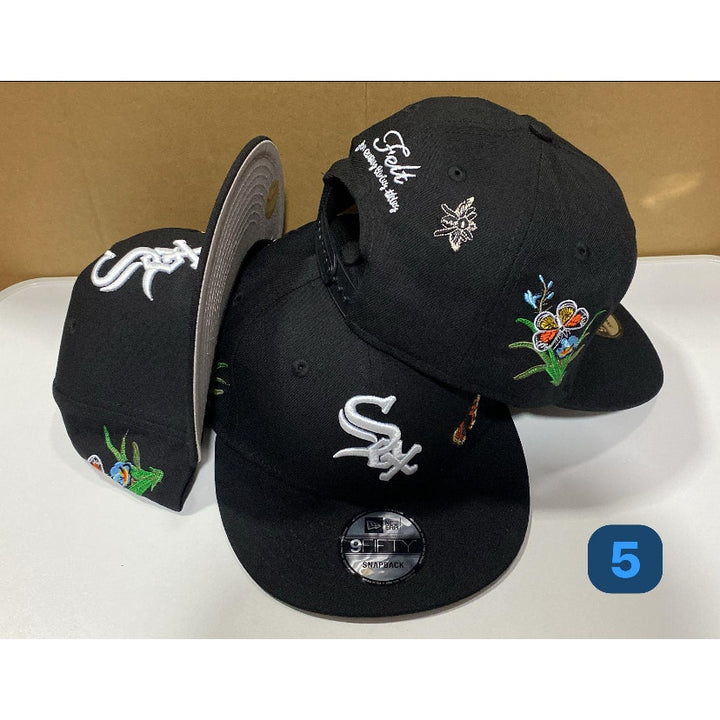 Black Chicago White Sox New Era MLB 9Fifty Snapback Hat