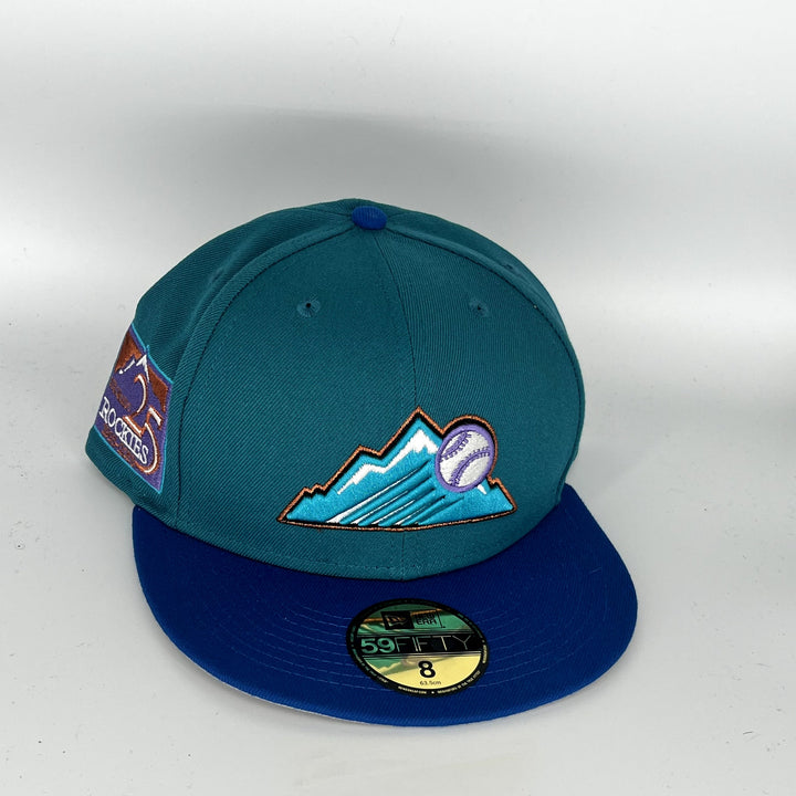 Blue Colorado Rockies 25TH Anniversary New Era MLB 59Fifty Fitted Hat