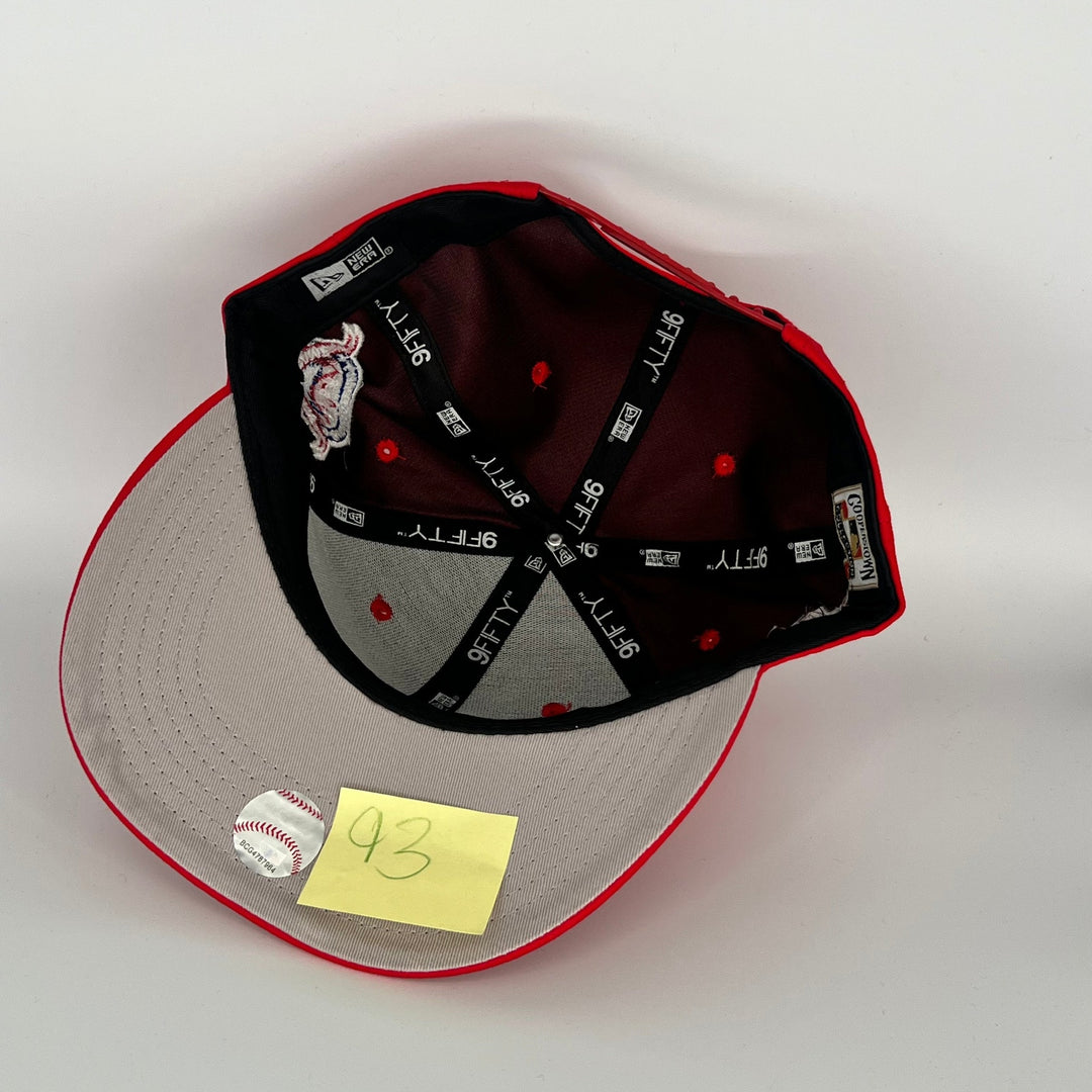 Red Cincinnati Reds 1990 World Series All Star Game Side Patch New Era MLB 9Fifty Snapback Hat