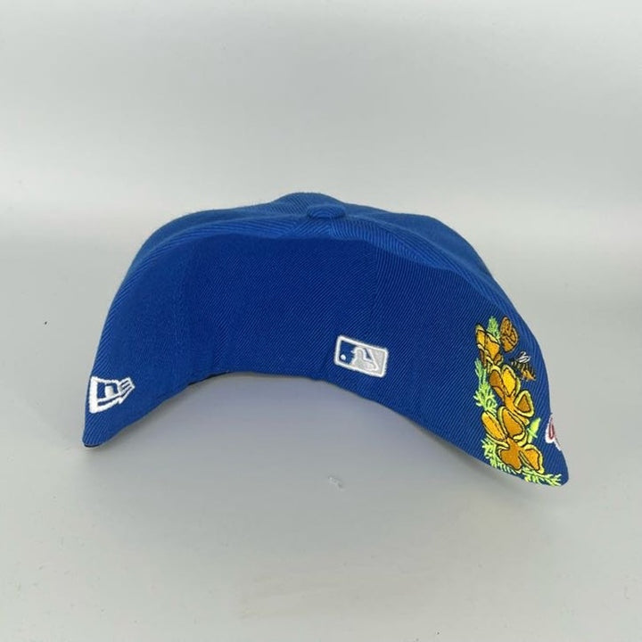 Size 71/4 Blue Los Angeles Dodgers New Era MLB 59Fifty Fitted Hat