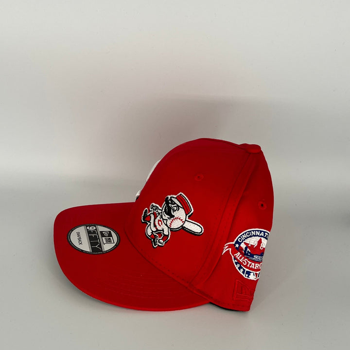 Red Cincinnati Reds 1990 World Series All Star Game Side Patch New Era MLB 9Fifty Snapback Hat