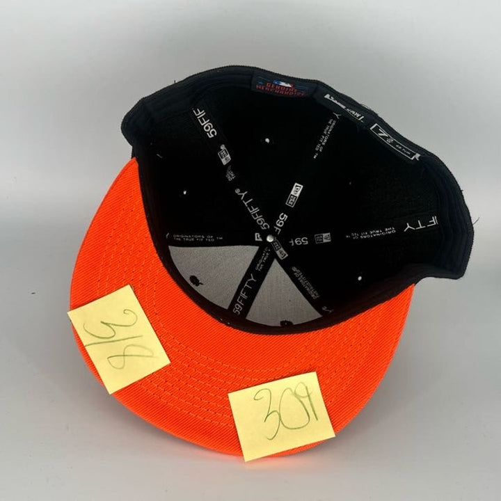 Black Orange Houston Astros New Era MLB 59Fifty Fitted Hat