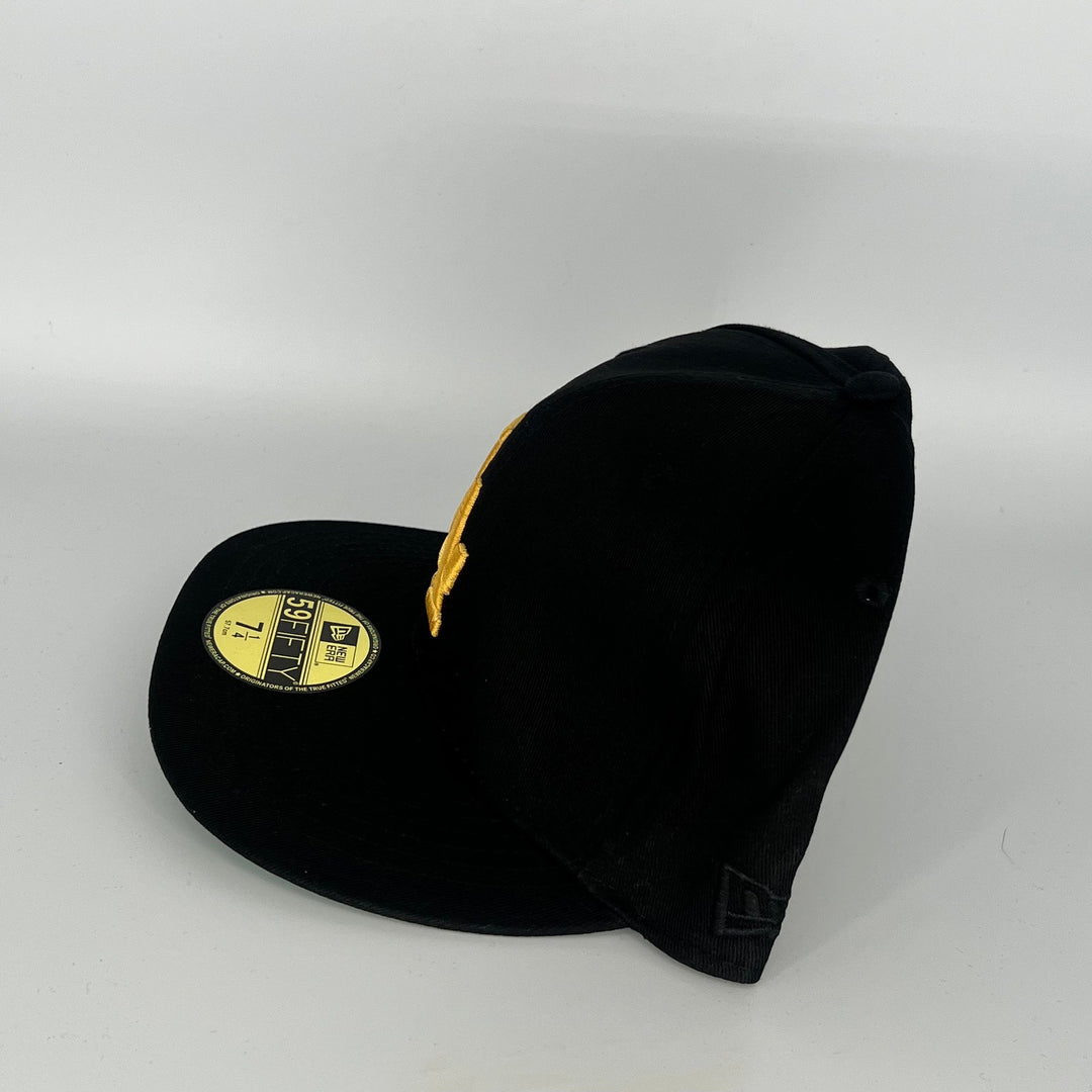 Black Los Angeles Dodgers 40th Anniversary Side Patch New Era MLB 59Fifty Fitted Hat