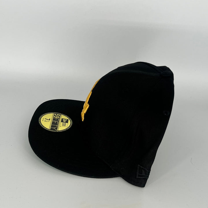 Black Los Angeles Dodgers 40th Anniversary Side Patch New Era MLB 59Fifty Fitted Hat