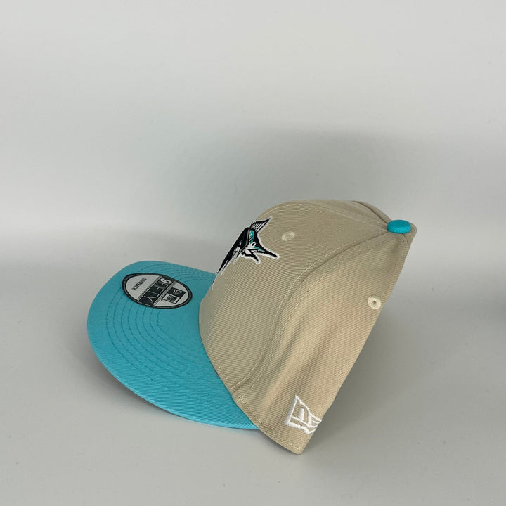 Grey/Blue Florida Marlins Inaugural year 1993 Side Patch New Era MLB 9Fifty Snapback Hat