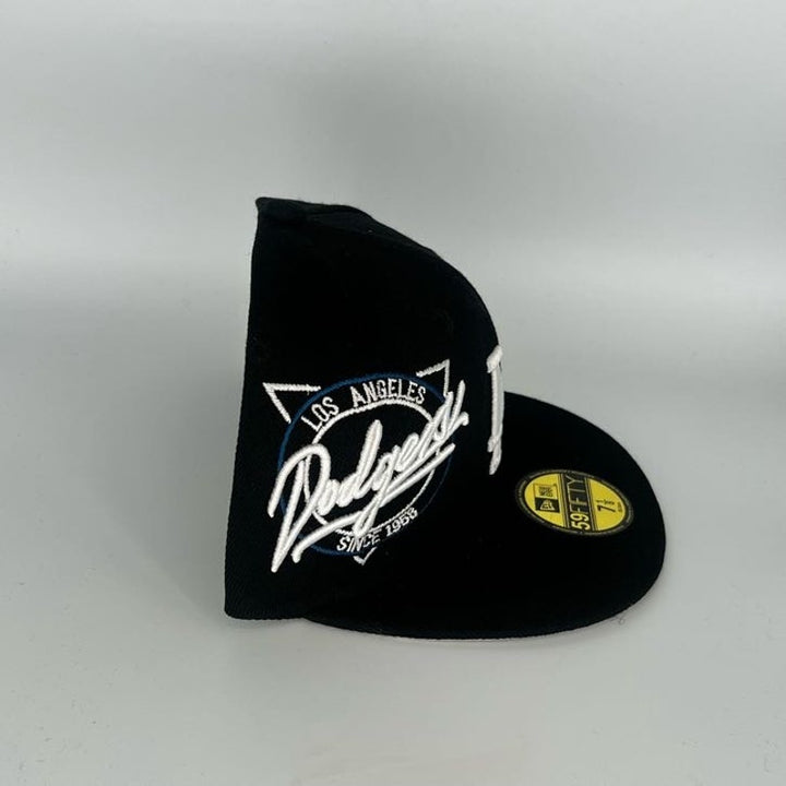 Black Los Angeles Dodgers New Era MLB 59Fifty Fitted Hat
