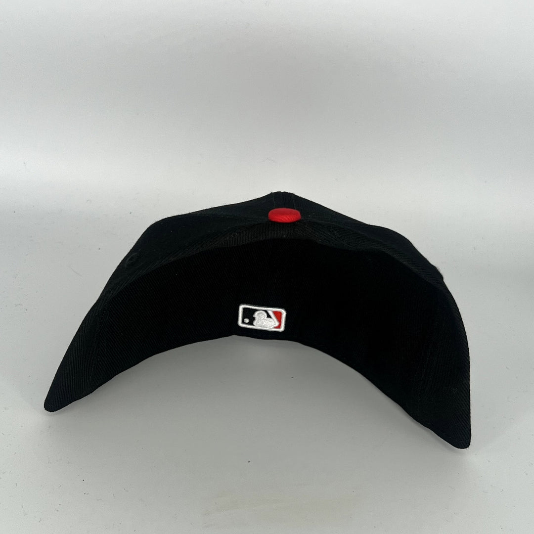 Black Red Cincinnati Reds New Era MLB 59Fifty Fitted Hat