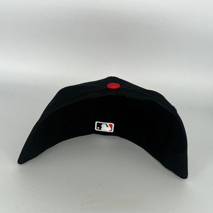 Black Red Cincinnati Reds New Era MLB 59Fifty Fitted Hat