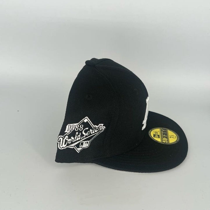 Black Los Angeles Dodgers New Era MLB 59Fifty Fitted Hat