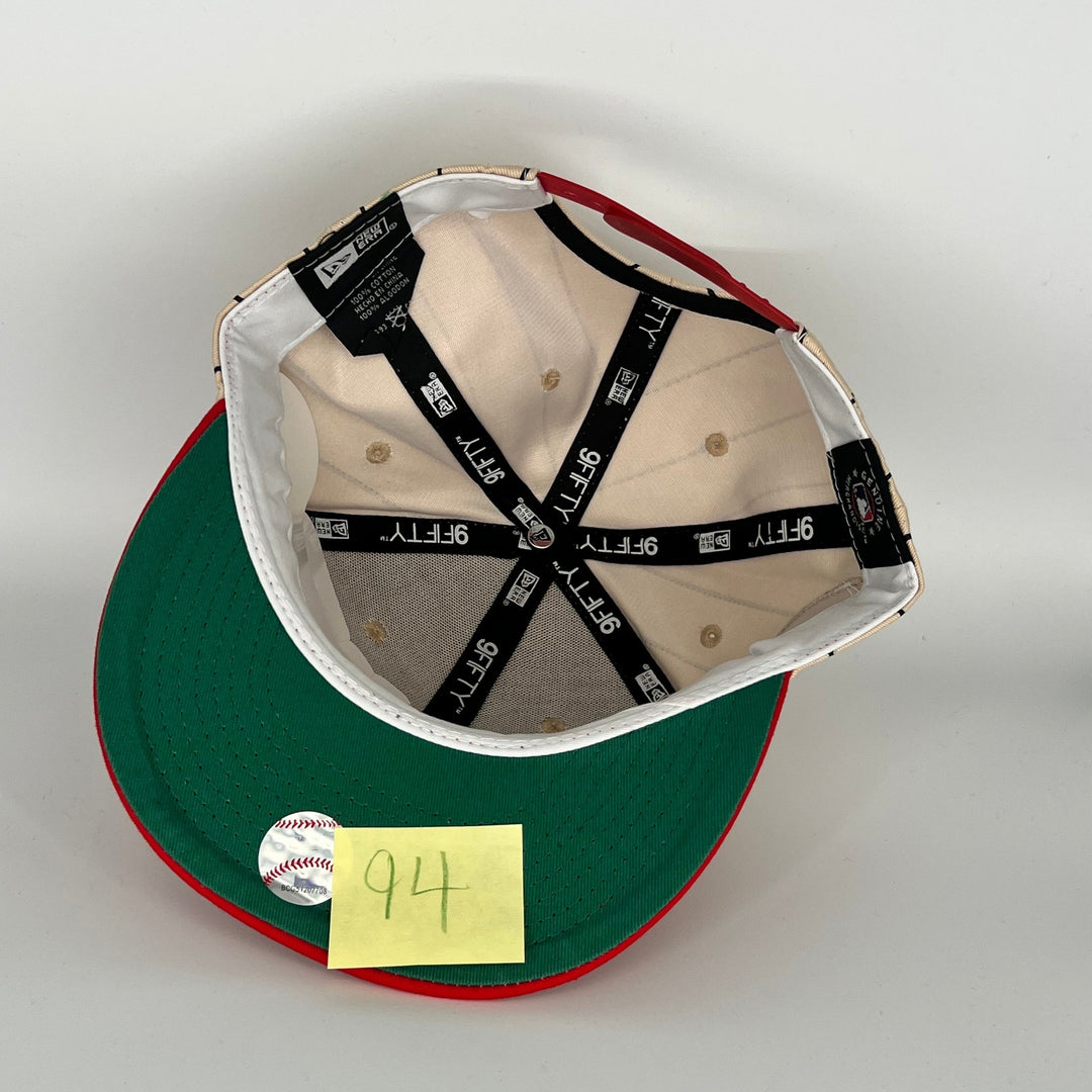 Brown Red New York Yankees Vs Diablos  New York Yankees Diablos Side Patch New Era MLB 9Fifty Snapback Hat