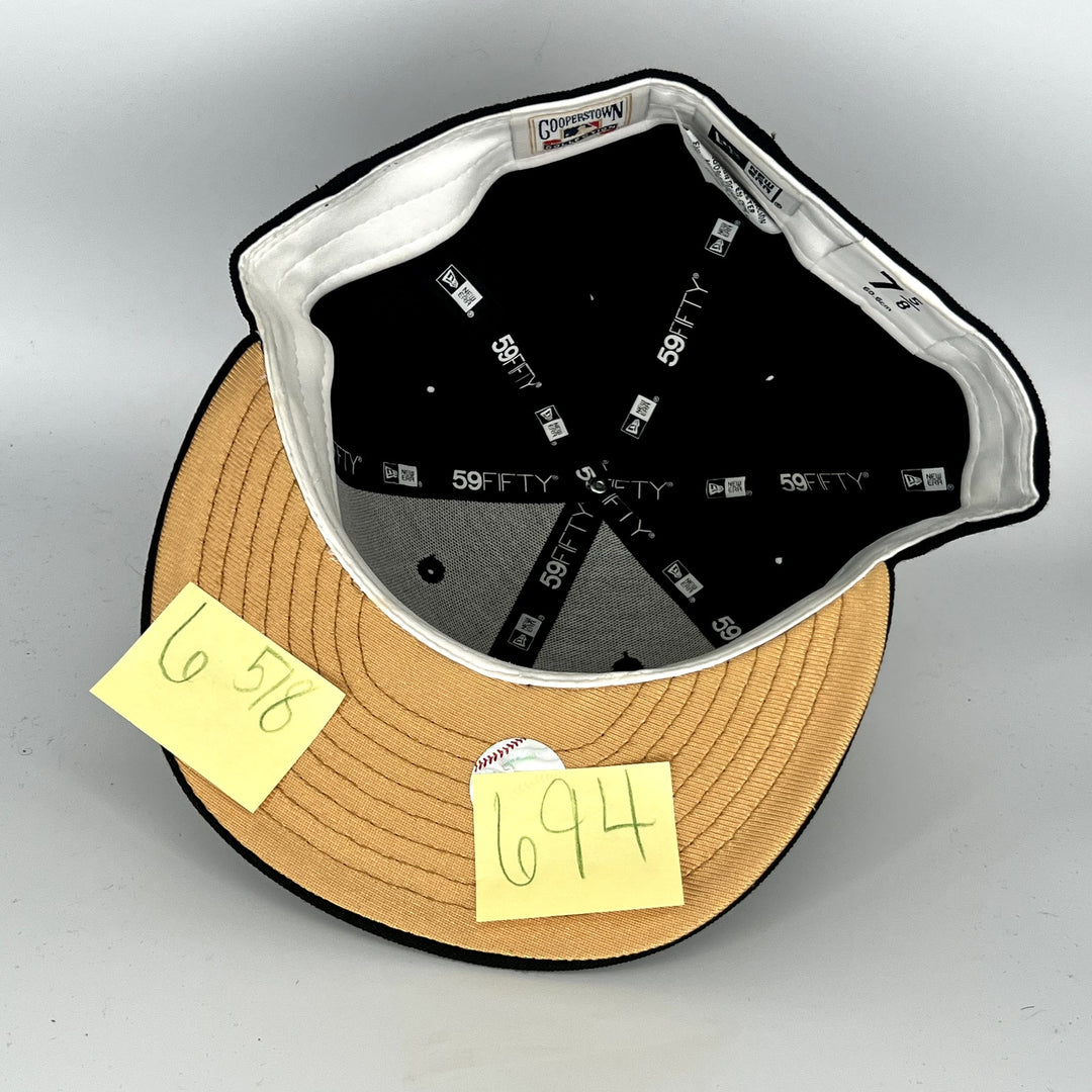 Black Atlanta Braves New Era MLB 59Fifty Fitted Hat