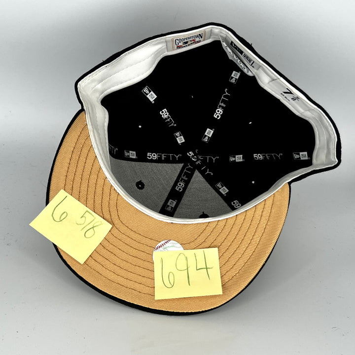 Black Atlanta Braves New Era MLB 59Fifty Fitted Hat