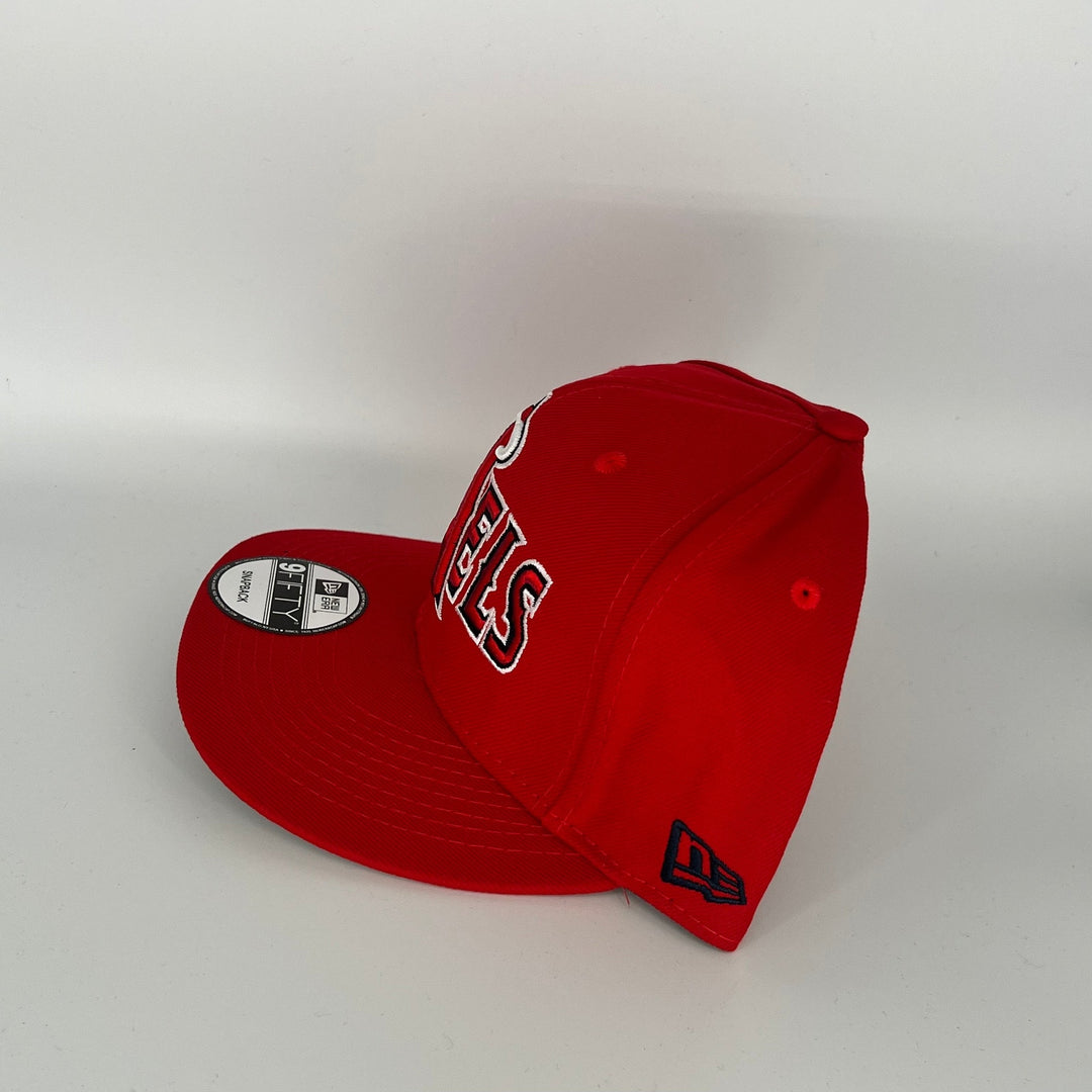Red Los Angeles Angels ANAELS New Era MLB 9Fifty Snapback Hat