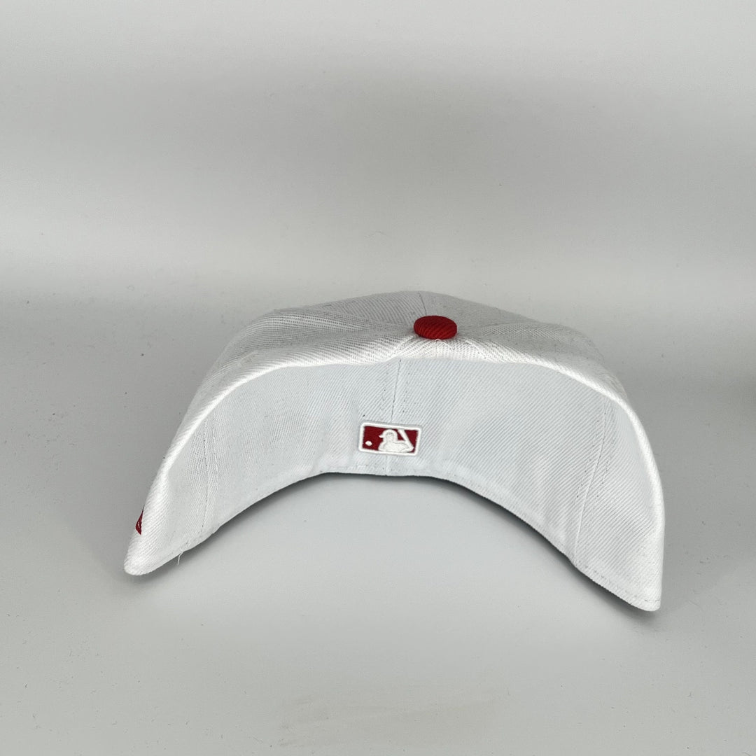 White Red New York Yankees New Era MLB 59Fifty Fitted Hat