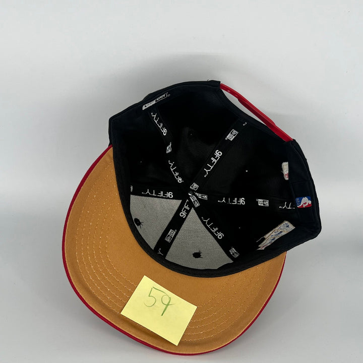Black Red Cleveland Cavaliers NBA Side Patch New Era NBA 9Fifty Snapback Hat