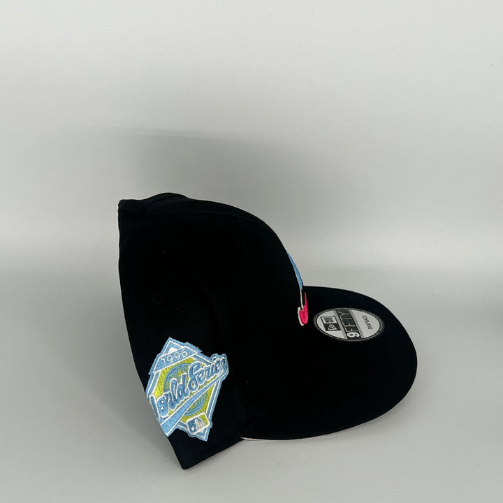 Black Atlanta Braves 1996 World Series Side Patch New Era MLB 9Fifty Snapback Hat