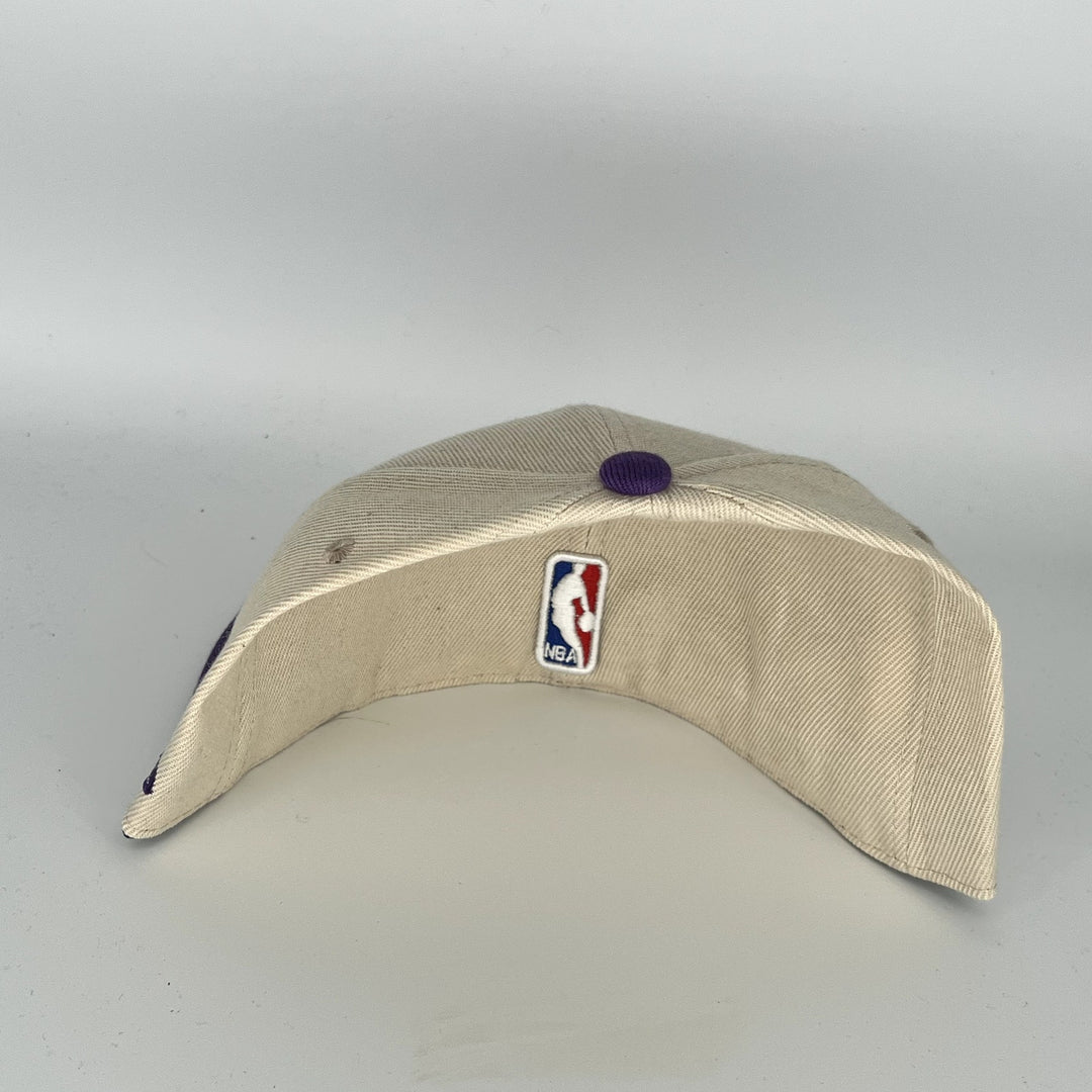 Tan Purple Los Angeles Lakers New Era NBA 59Fifty Fitted Hat
