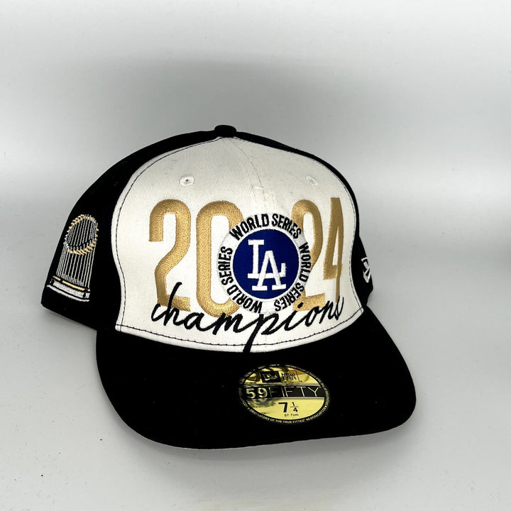 Black Los Angeles Dodgers 2024 World Champions New Era MLB 59Fifty Fitted Hat