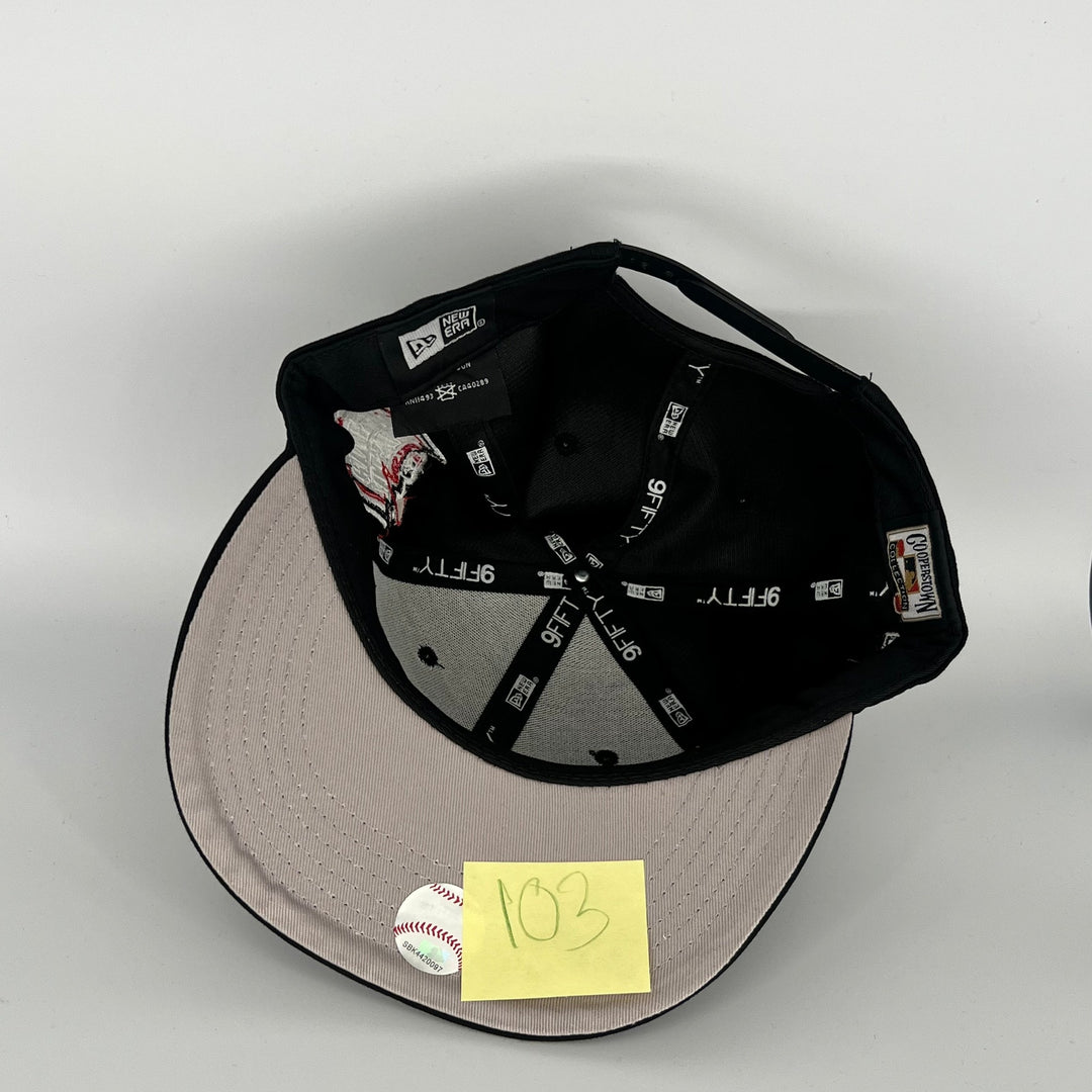 Black Boston Red Sox World Series 04 All Star Game Side Patch New Era MLB 9Fifty Snapback Hat