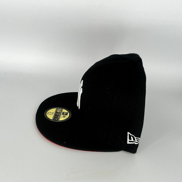 Black New York Yankees Apple SP New Era MLB 59Fifty Fitted Hat