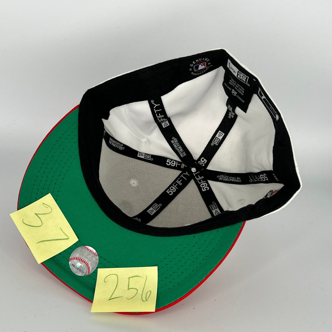 White Red Cleveland Indians 1954 All Star Game Side Patch New Era MLB 59Fifty Fitted Hat