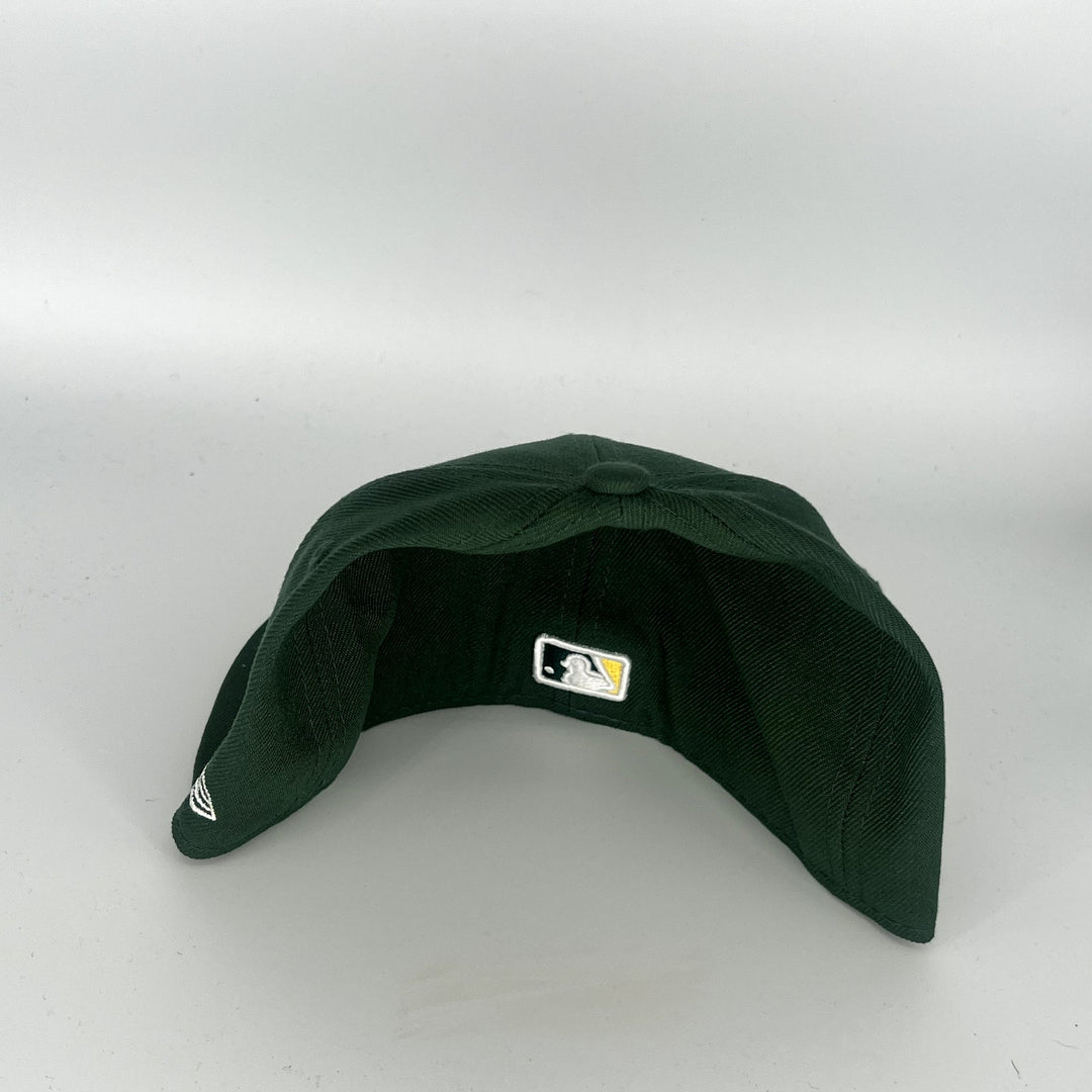 Green Athletics New Era MLB 59Fifty Fitted Hat