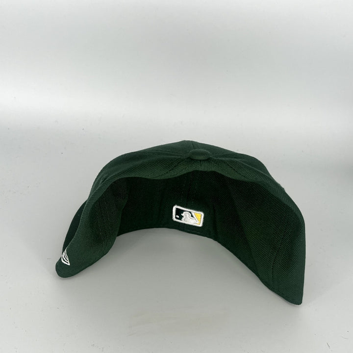 Green Athletics New Era MLB 59Fifty Fitted Hat