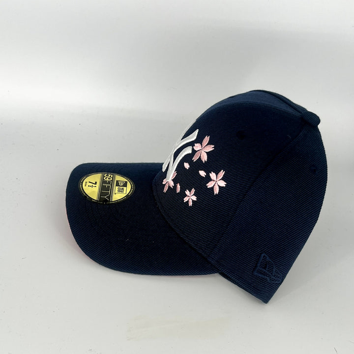 Black Flowery New York Yankees New Era MLB 59Fifty Fitted Hat