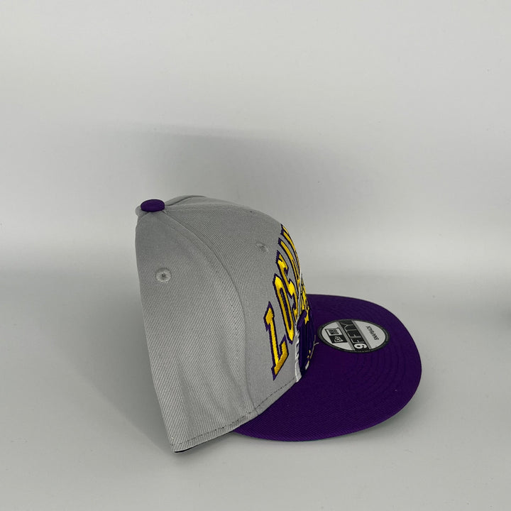 Grey Purple Los Angeles Lakers New Era NBA 9Fifty Snapback Hat