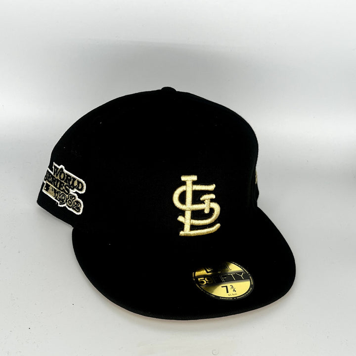 Black St. Louis Cardinals New Era MLB 59Fifty Fitted Hat
