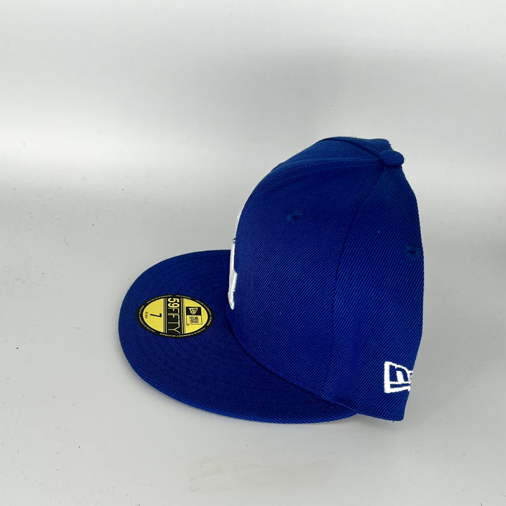 Blue Los Angeles Dodgers X Patch New Era MLB 59Fifty Fitted Hat