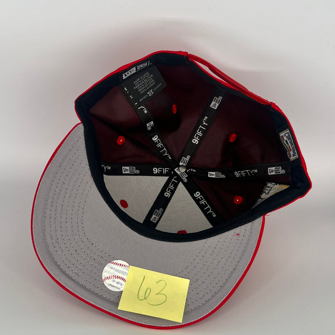 Red Los Angeles Angels  Los Angeles USA Side Patch New Era MLB 9Fifty Snapback Hat