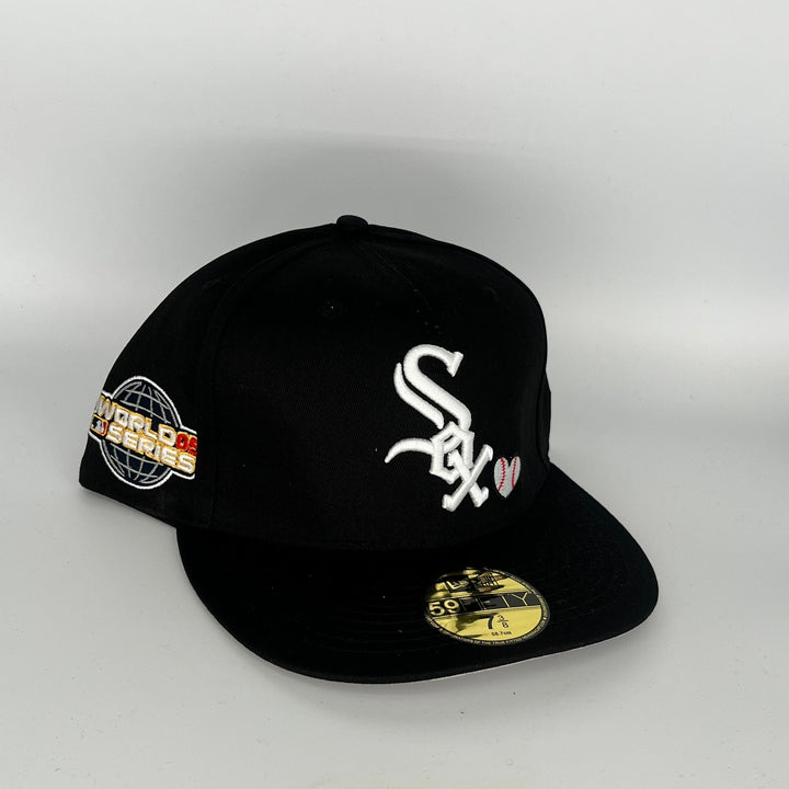 Black Chicago White Sox 2005 World Series Side Patch New Era MLB 59Fifty Fitted Hat