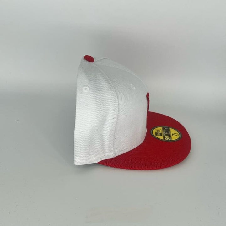 Red White Los Angeles Dodgers New Era MLB 59Fifty Fitted Hat