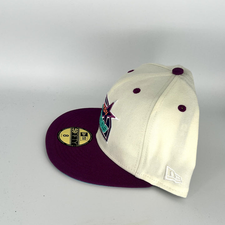 White Purple Houston Astros New Era MLB 59Fifty Fitted Hat