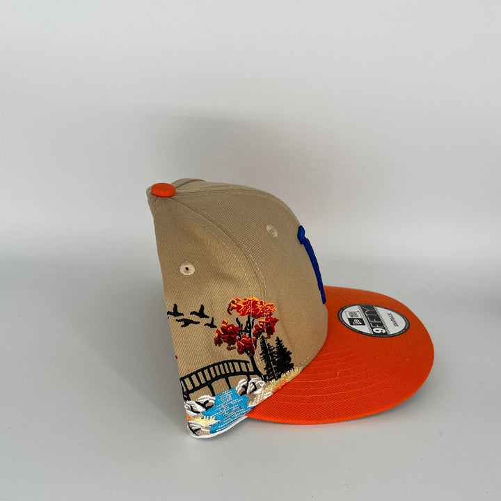 Brown/Orange Los Angeles Dodgers New Era MLB 9Fifty Snapback Hat