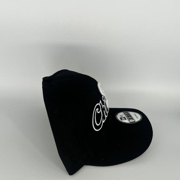 Black Chicago White Sox Sox Overlap New Era MLB 9Fifty Snapback Hat