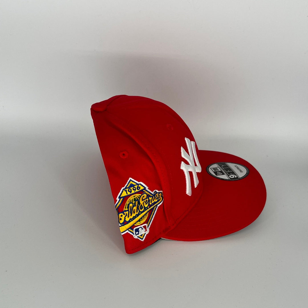 Red New York Yankees 1996 World Series All Star Game Side Patch New Era MLB 9Fifty Snapback Hat