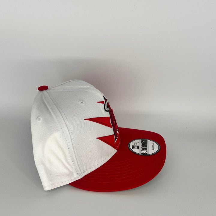 White Red Los Angeles Angels New Era MLB 9Fifty Snapback Hat