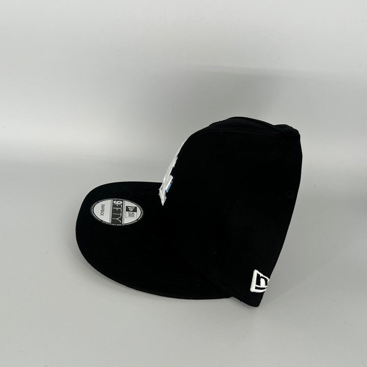 Black Los Angeles Dodgers 50th Anniversary Dodger Stadium Side Patch New Era MLB 9Fifty Snapback Hat