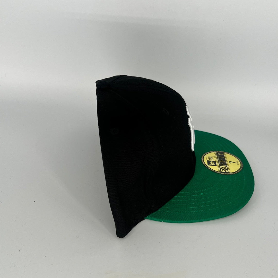 Black Green New York Yankees New Era MLB 59Fifty Fitted Hat