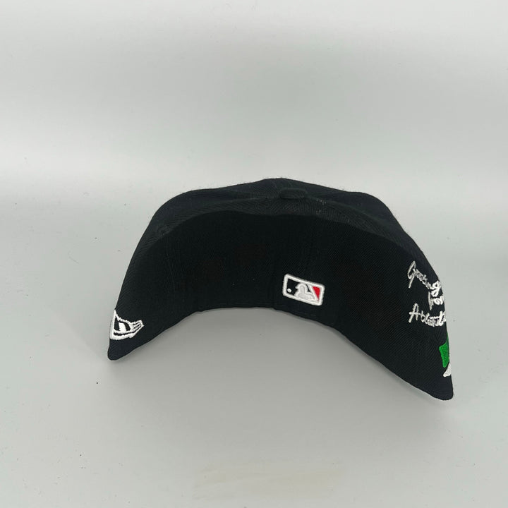 Black Atlanta Braves New Era MLB 59Fifty Fitted Hat