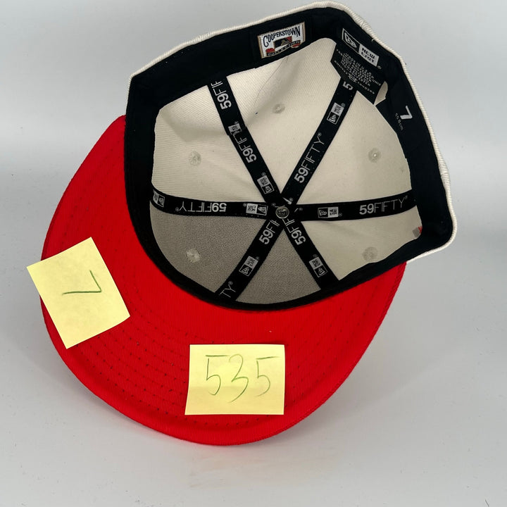 White Red Los Angeles Angels 2002 World Series New Era MLB 59Fifty Fitted Hat