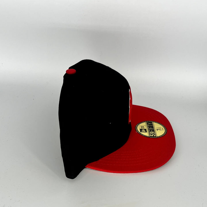 Black Red New York Yankees New Era MLB 59Fifty Fitted Hat