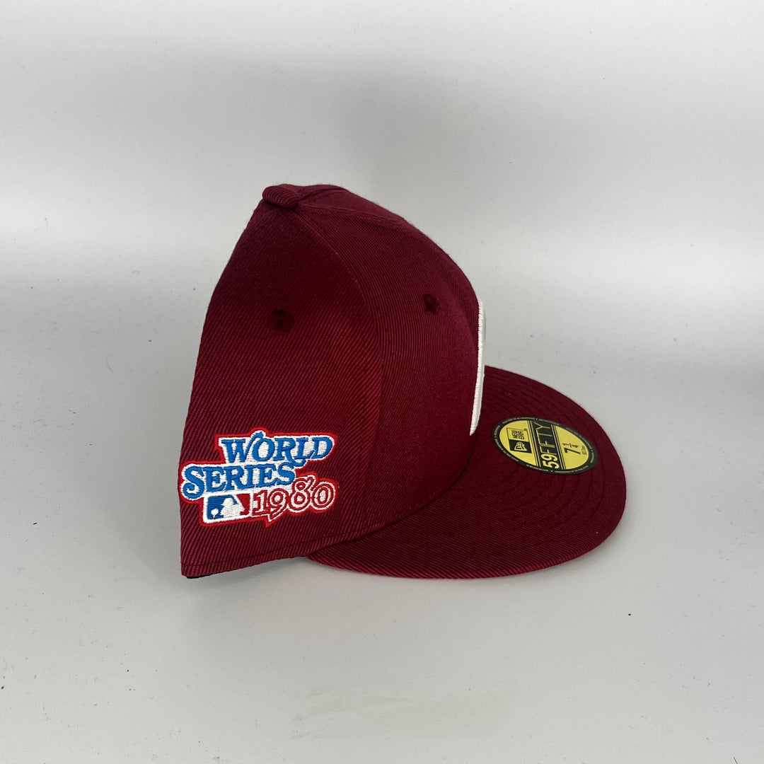 Red Philadelphia Phillies New Era MLB 59Fifty Fitted Hat