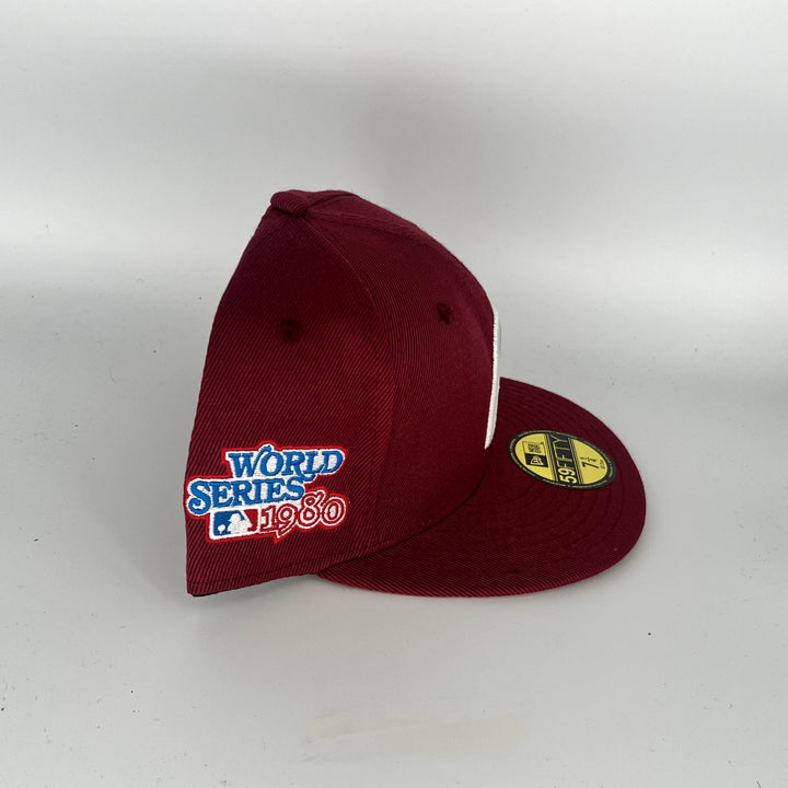Red Philadelphia Phillies New Era MLB 59Fifty Fitted Hat