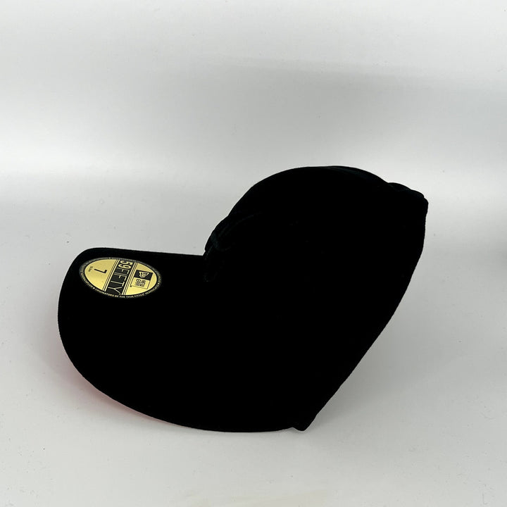 Black Atlanta Braves New Era MLB 59Fifty Fitted Hat